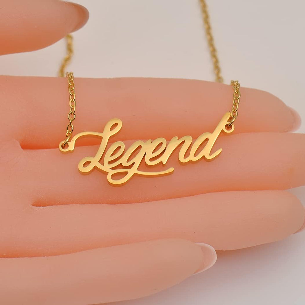 Name Tag Necklaces for Her His Friends Familys Relationship Memory Jewelry Gift