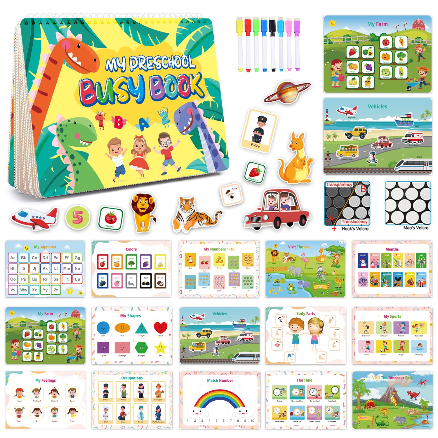 Early Education Quiet Book