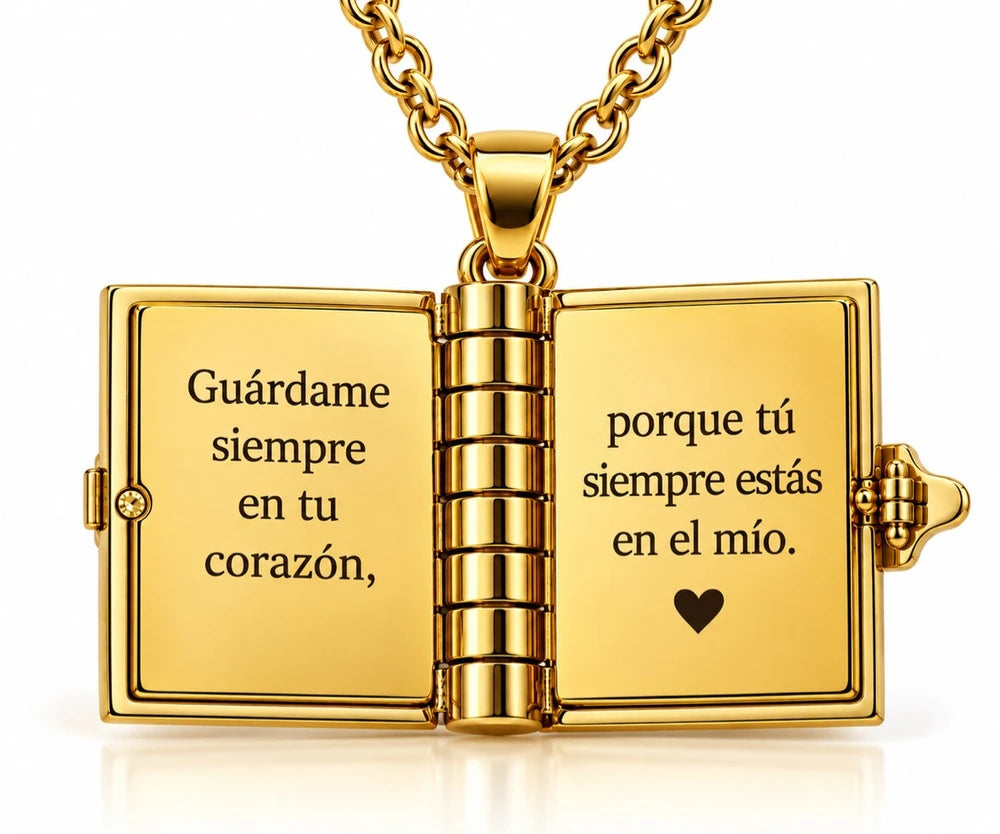 A Mi Nieta – Collar Libro de Amor Eterno