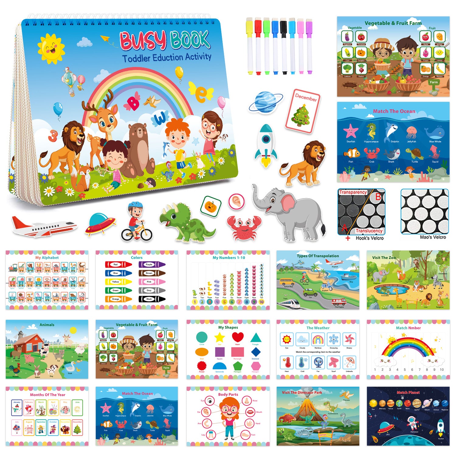 Early Education Quiet Book