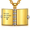 To My Granddaughter – Forever Love Book Necklace