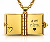 A Mi Nieta – Collar Libro de Amor Eterno