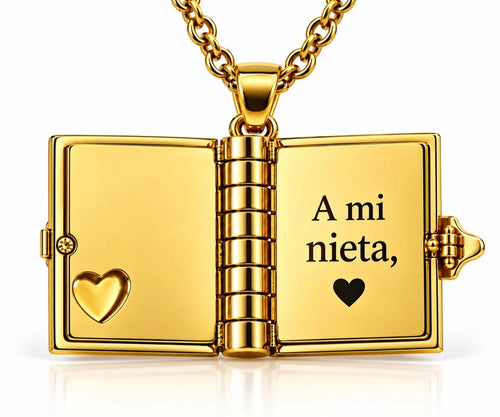A Mi Nieta – Collar Libro de Amor Eterno