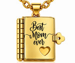 Best Mom Ever – Forever Love Book Necklace