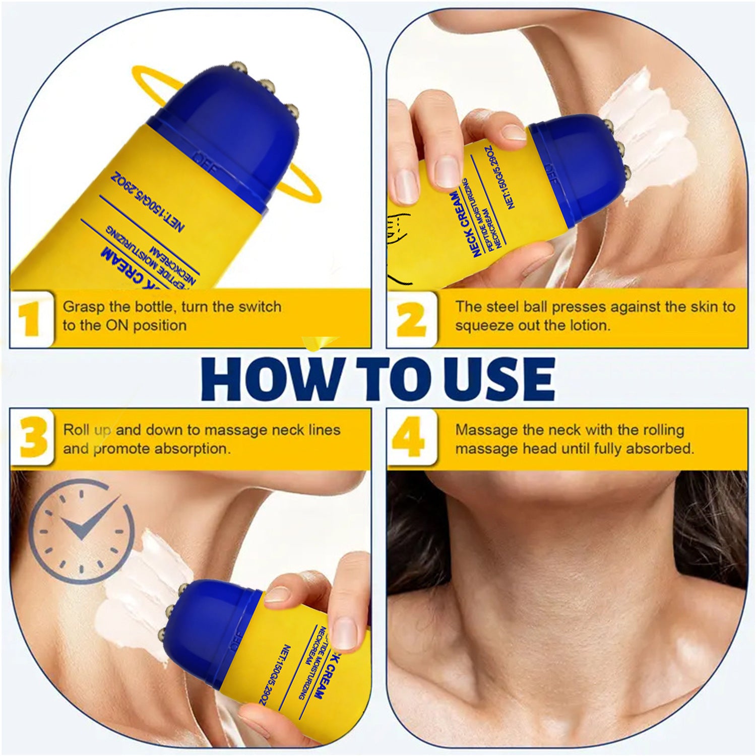 Moisturizing Neck Cream for Skin Hydration