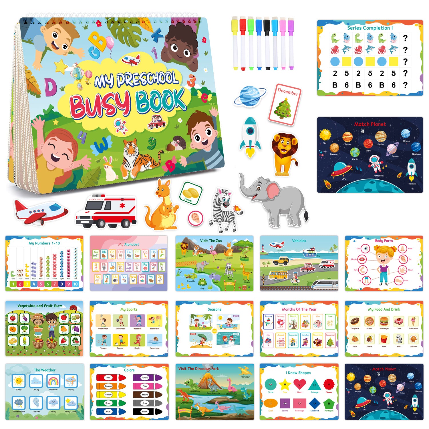 Early Education Quiet Book