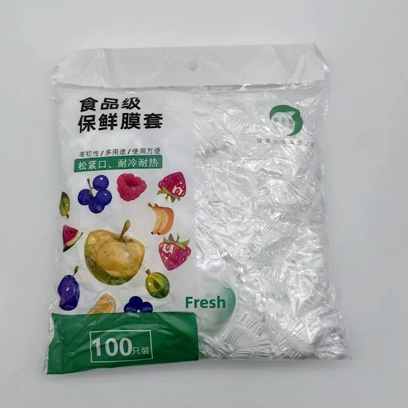 Disposable plastic wrap sleeve