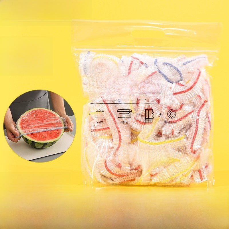 Disposable plastic wrap sleeve
