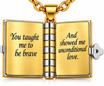 Best Mom Ever – Forever Love Book Necklace