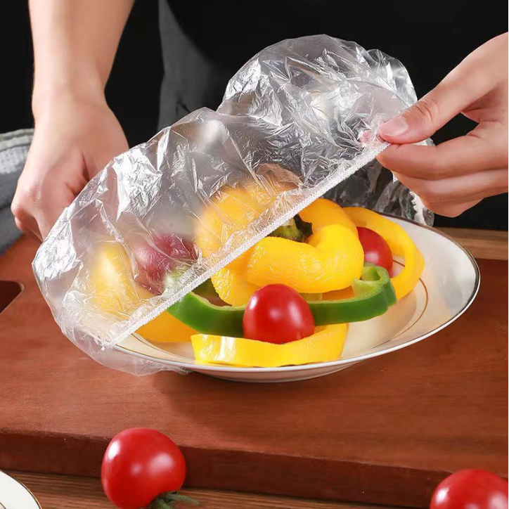 Disposable plastic wrap sleeve