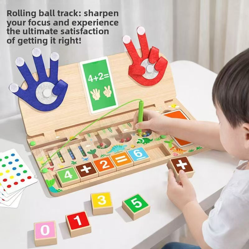 Cpcce Kidsren's Montessori Early Education Finger Arithmetic Games
