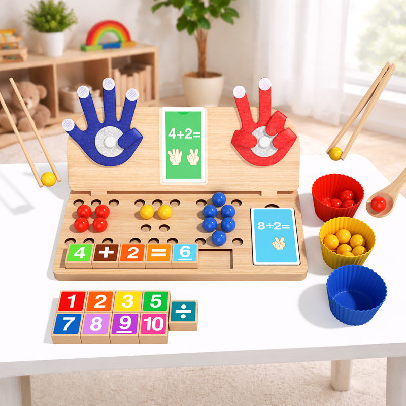 Cpcce Kidsren's Montessori Early Education Finger Arithmetic Games