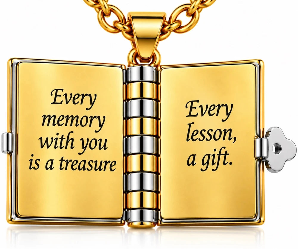 Best Mom Ever – Forever Love Book Necklace