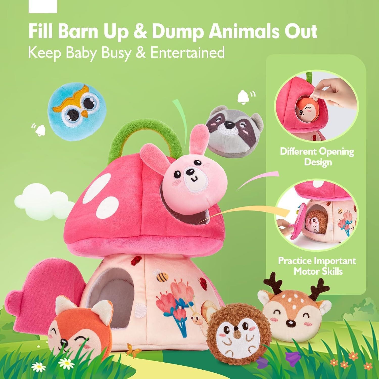Montessori Fabric Sensory Toys for Babies