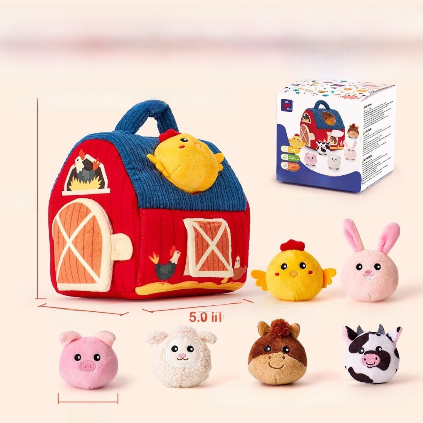 Montessori Fabric Sensory Toys for Babies