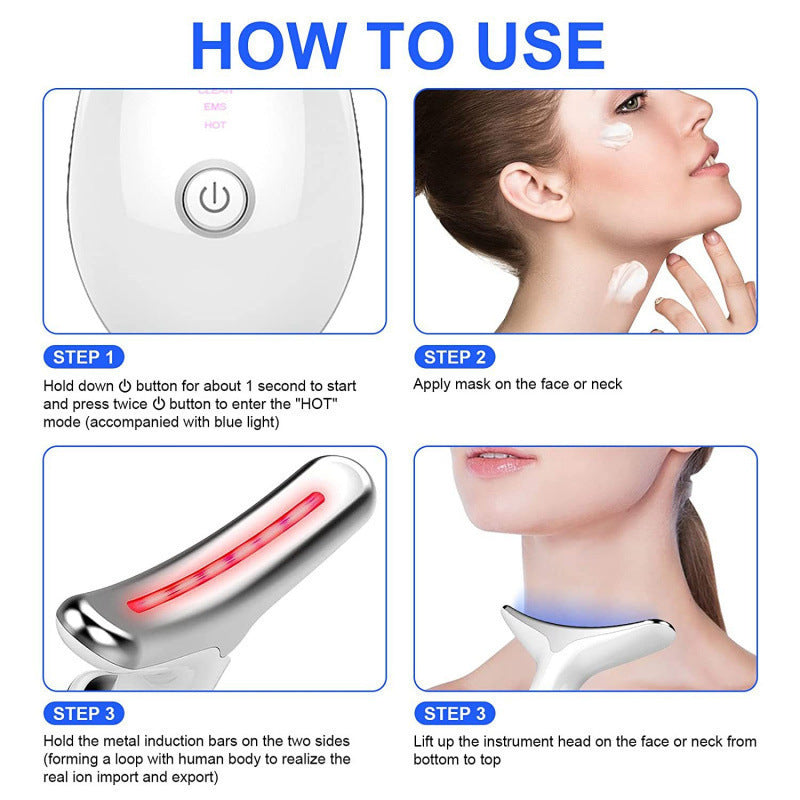 Smart LED Facial Neck Massager