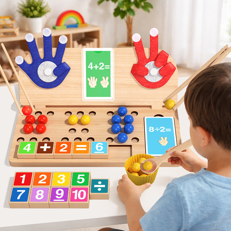 Cpcce Kidsren's Montessori Early Education Finger Arithmetic Games