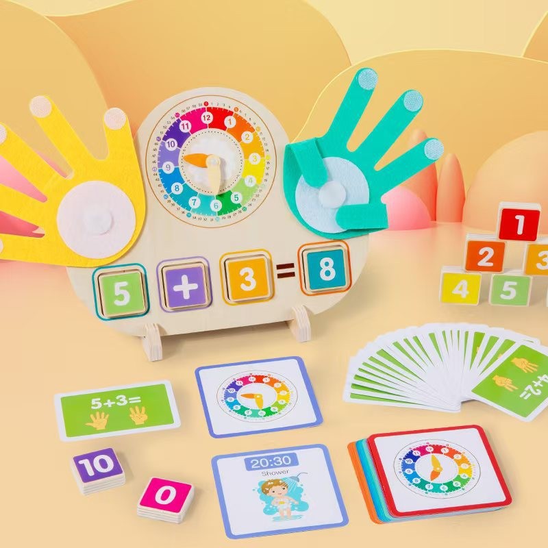 Cpcce Kidsren's Montessori Early Education Finger Arithmetic Games